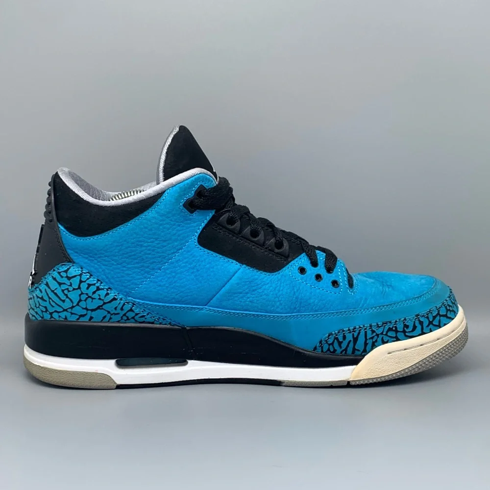 Jordan 3 Retro Powder Blue Shoes Men's Sz 10‎